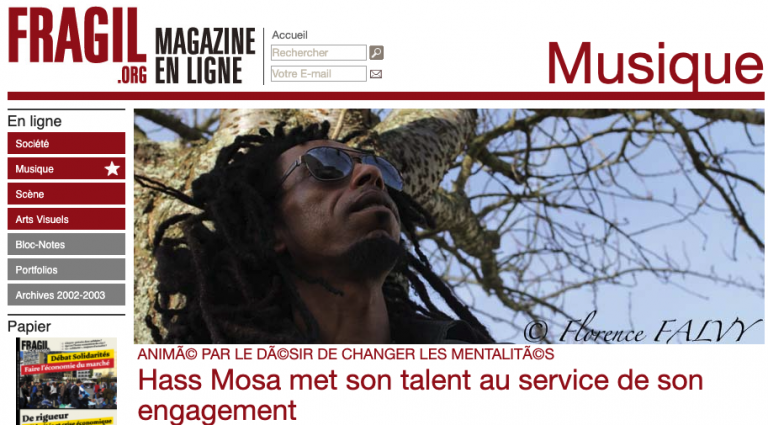 Hass Mosa met son talent au service de son engagement
