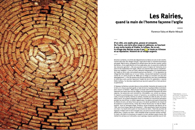 Les Rairies, quand la main de l’homme façonne l’argile