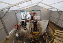 En Normandie, Immobilière Basse Seine innove avec un espace d’accueil construit en 3D, en neuf jours seulement