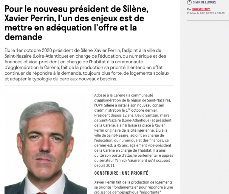 Pour le nouveau président de Silène, Xavier Perrin, l&rsquo;un des enjeux est de mettre en adéquation l&rsquo;offre et la demande