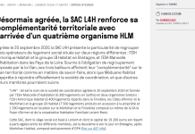 Désormais agréée, la SAC L4H renforce sa complémentarité territoriale avec l’arrivée d’un quatrième organisme HLM