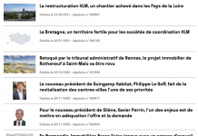 Toutes mes dépêches réalisées pour AEF Info Habitat-Urbanisme