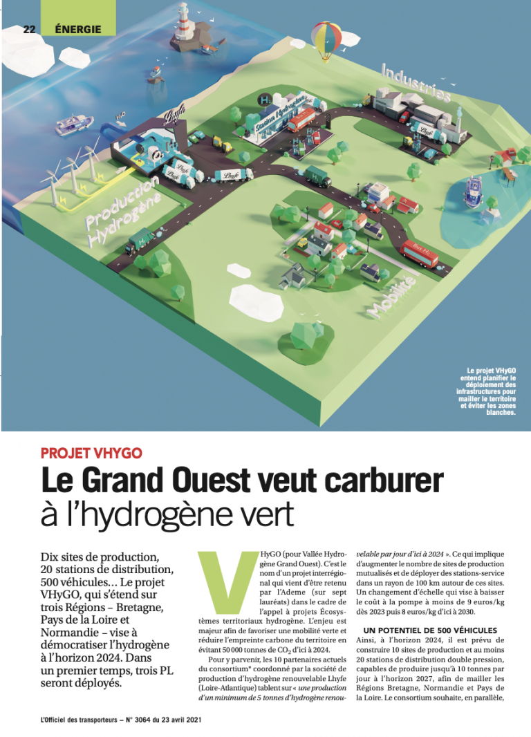 Le Grand Ouest veut carburer à l’hydrogène vert