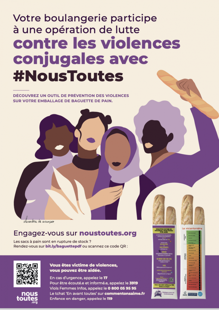 Des boulangeries du 44 sensibilisent aux violences faites aux femmes