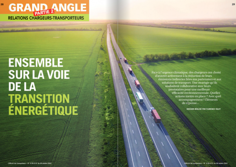 Chargeurs/Transporteurs : ensemble sur la voie de la transition énergétique